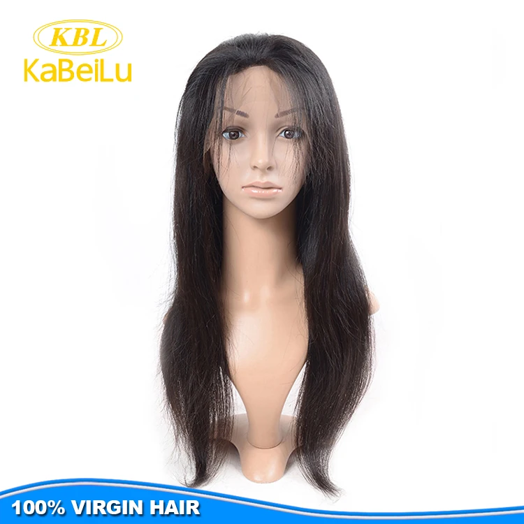 KBL Virgin Brazilian full lace wig,wholesale wigs and hairpieces guangzhou wig,supply 100% virgin european hair full lace wig