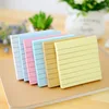Cheap Self-Stick Note Pads Lined Sticky Notes Bright Colors Easy Post Individually Wrapped Carton Packaging Sticky note