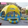 Moderately priced backyard inflatable water park games water swimming pool with cover