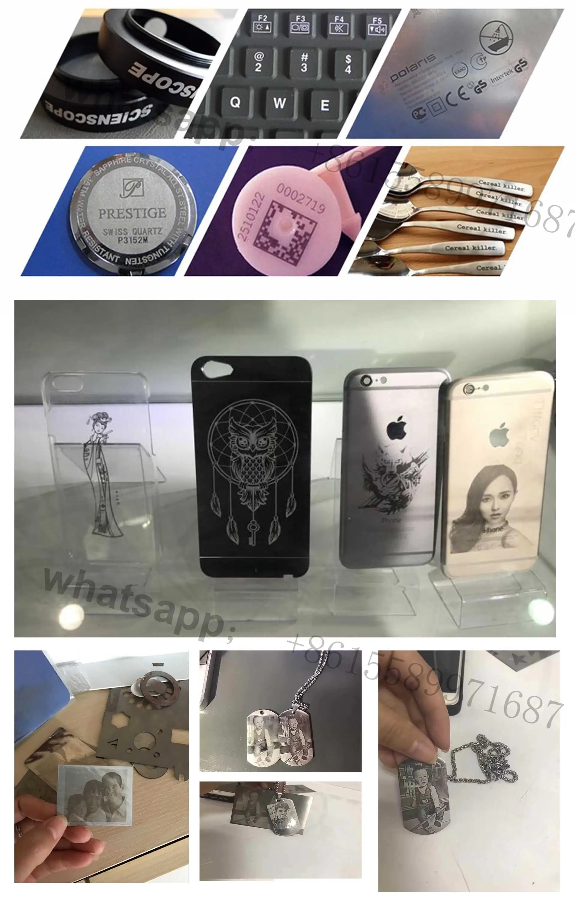 Portable 20w Fiber Laser marking machine for stainless steel carbon steel gold silver