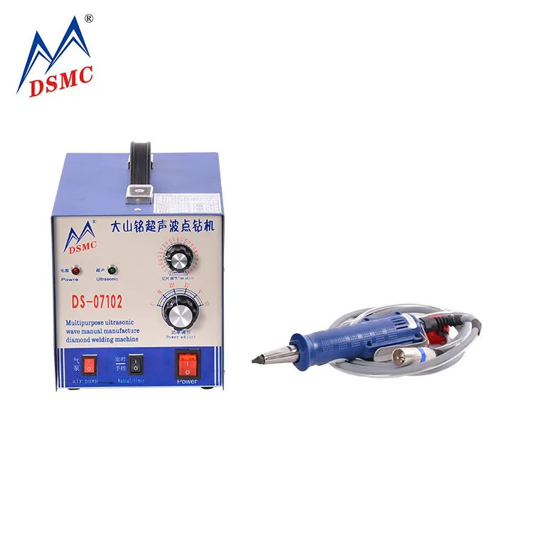 
Hot sale hand setting ultrasonic hotfix pearl attaching machine 