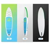 Logo printed cheap soft board top waterboard Inflatable light up clear surfboard SUP stand up Paddle Board light blue 1701