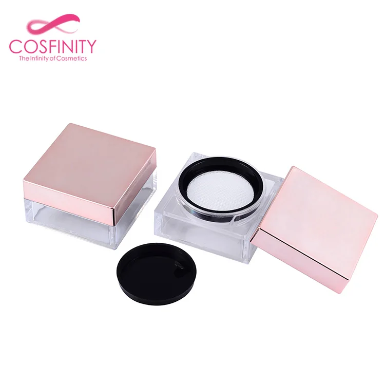 empty face cream cosmetic packaging small plastic cream jar