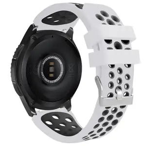 Wholesale 22mm Runnber Band Breathable Running Replacement Watch Strap Silicone Watch Band For Nike Samsung Galaxy Watch Band