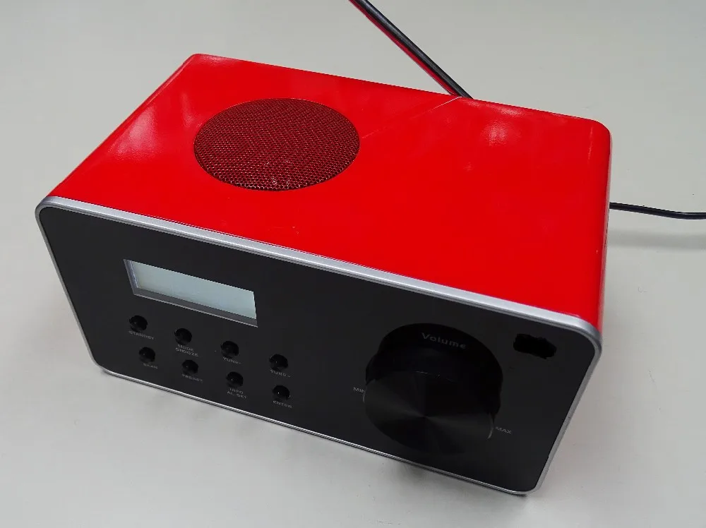 
Desktop Digital Alarm Clock Radio (DAB/FM/AM radio) with Backlight, Optional USB+SD 