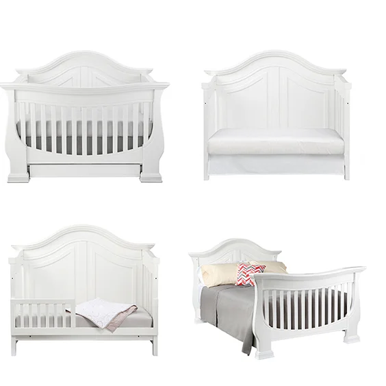 Size Customized Nursery Furniture Baby Crib With Casters Buy