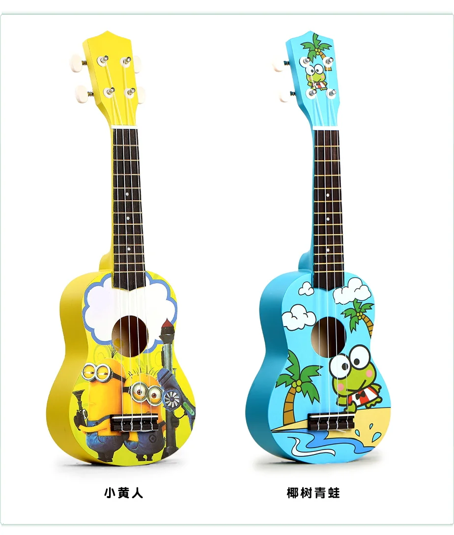 

Cowboy 21inch cartoon ukulele UK-20 hot sale Amazon for children