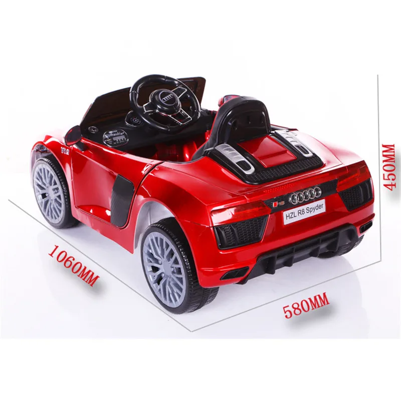 12V Electric Car with MP3 and Remote Control and LED light Ce /LIcensed two motor two battery can be customized color