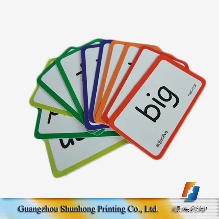 Educational Custom Design English Study Flashcard Maker,English