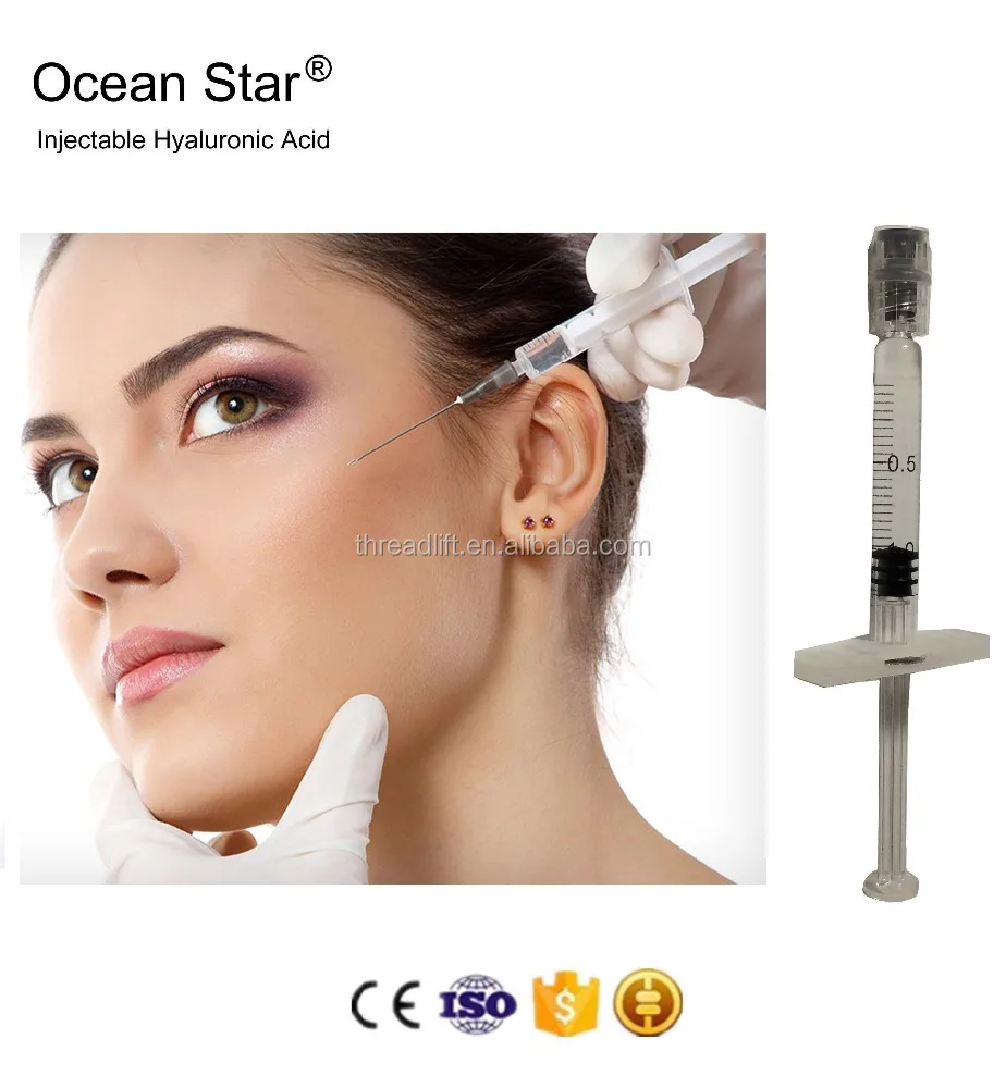 

Ocean star 2ml hyaluronic acid korea dermal filler for cheek injection to buy, N/a
