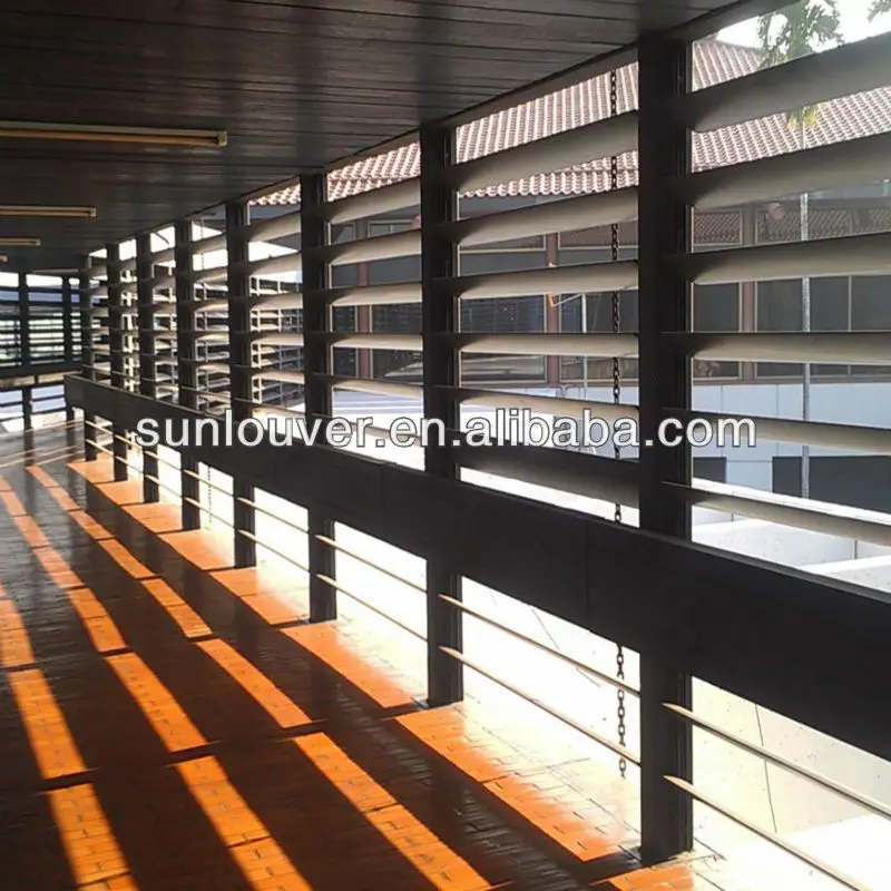 exterior aluminum metal louver for wall and window
