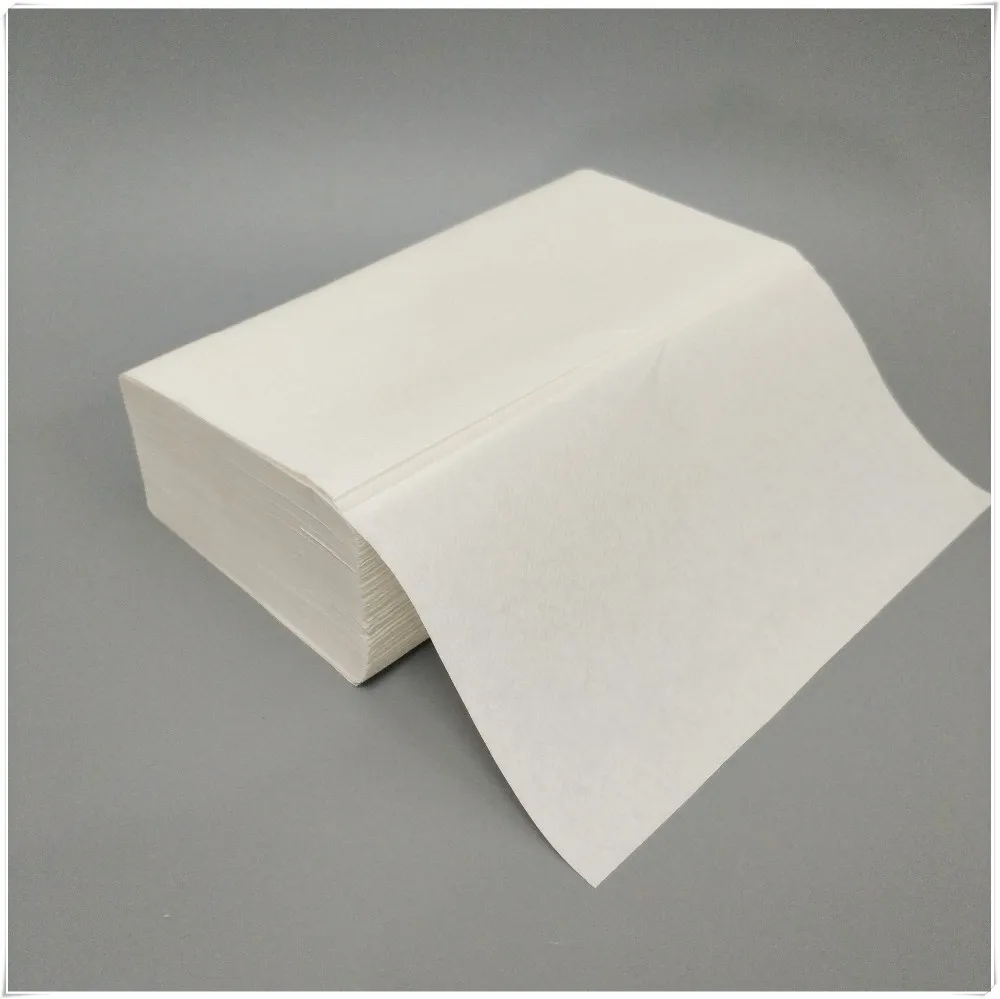 Recycle White Color Single Fold Paper Towel V Fold Towel Paper 4000's