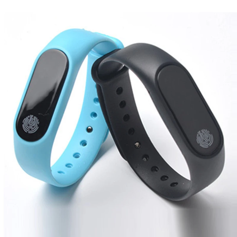 

China Suppliers Step Pedometer Sleep Monitor Call Remind Touch Screen M2 Smart Bracelet Wristwatch, 9 colors