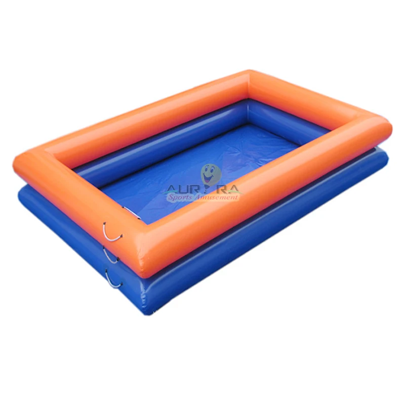 

Outdoor Double Layers Inflatable Orange Water Pool For Park water pool adult swimming inflatable swimming pools, Customized