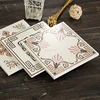 Hand printed ceramic tile for kitchen and floor