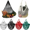 Creative Kitchen Food Storage Bag Reusable Cloth Mesh shopping bag travel beach bags Knit Vegetable Fruit Storage Handbag Totes