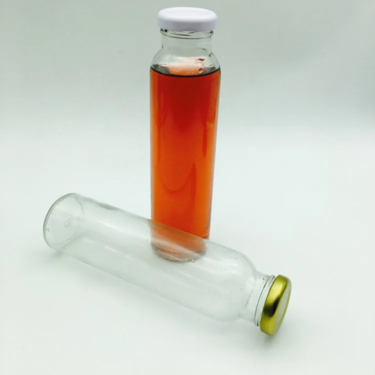 Cordial Glass Bottle For Juice And Soya Milk Coconut Milk With 38 Mm