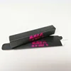 Lipstick use lip balm box packaging black pink color printed lip gloss packaging box