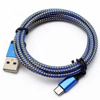 

1m Snake Nylon Braid 2A Android V8 Phone Charging Line 3m Metal Type-c USB Data Cable