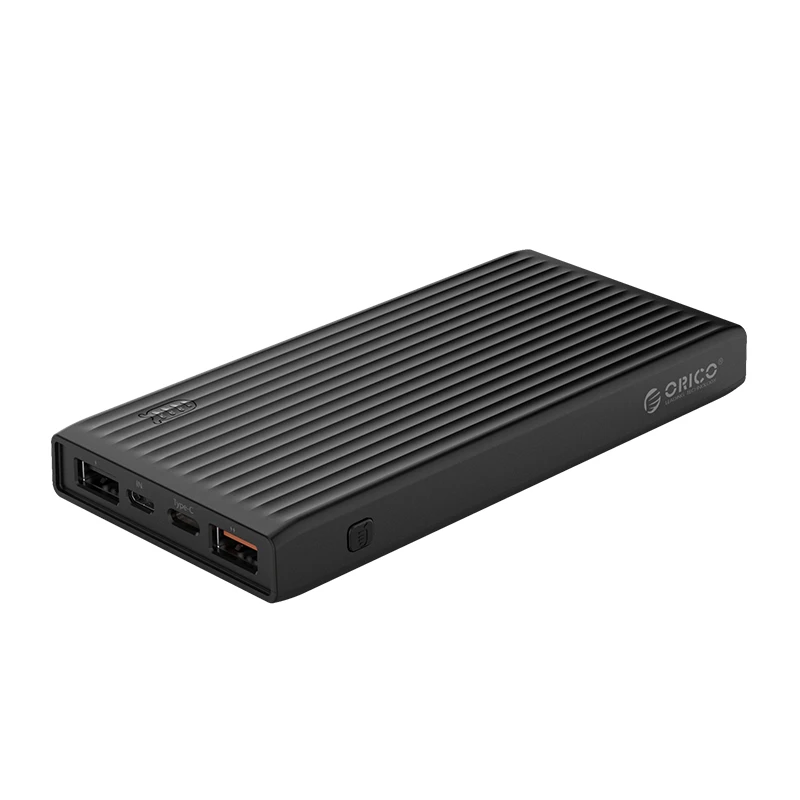 

ORICO PowerBank 20000mAh External lithium Battery mobile charger power banks Portable with led light power bank, Black/white