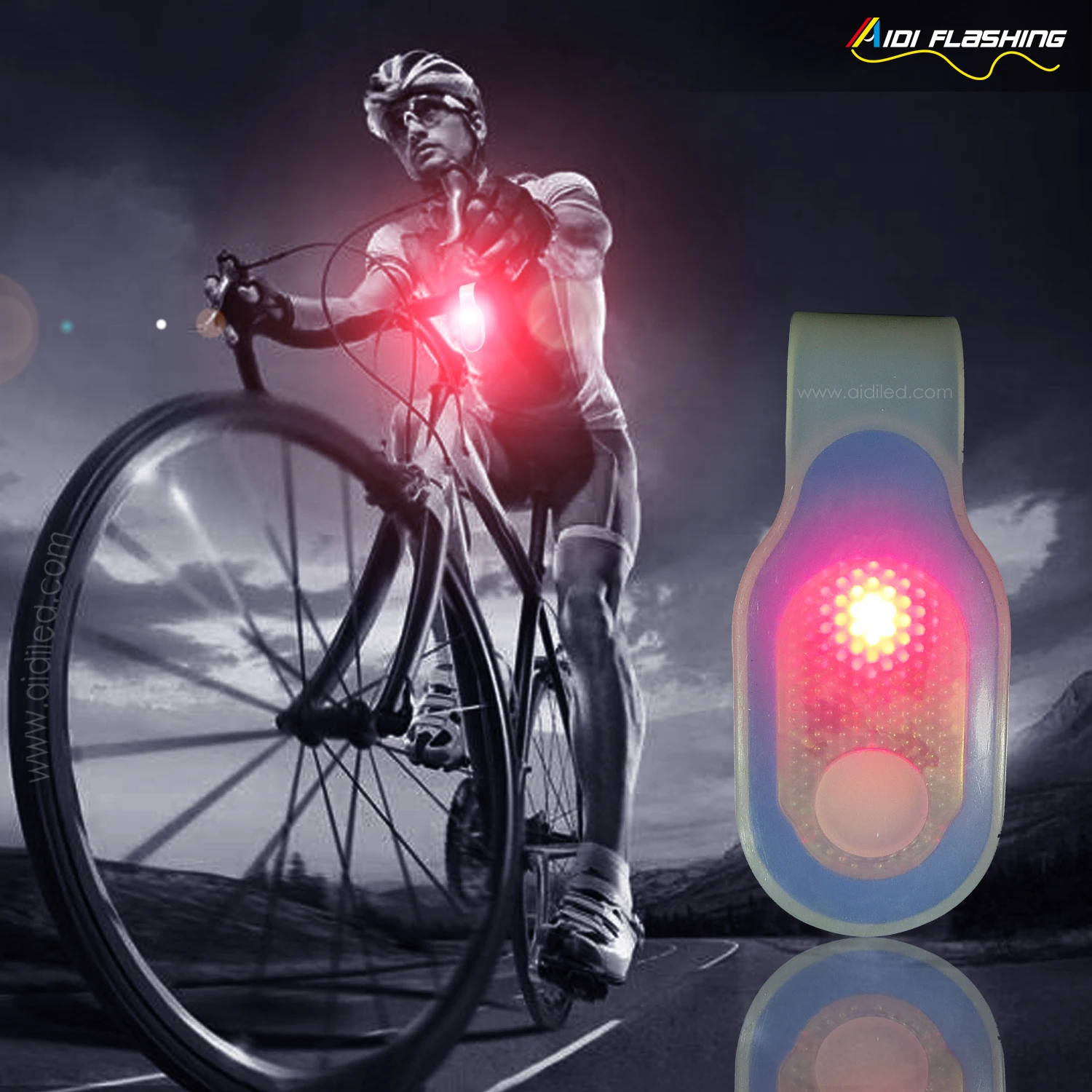Outdoor Camping Light Magnet Led USB rechargeable Sport Running Light for Night Safety Camping Climbing Led Light