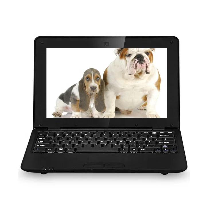 

Cheapest 10.1 inch kids educational Laptop Android OS with 1G Ram 8G Rom quad core weight 780g, Black white silver pink