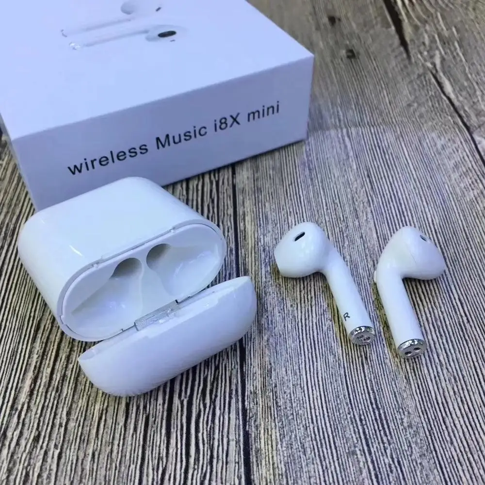 

amazon hot seller Wireless wayarless Earphone stereo TWS in-ear Bluetooth Earphone I9S for apple, White