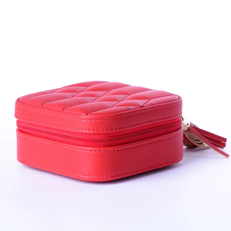 ミニミラーredポータブルスモールpuレザートラベルジュエリーボックス Buy 小さな宝石箱 Pu レザージュエリーボックス トラベルジュエリーボックス Product On Alibaba Com
