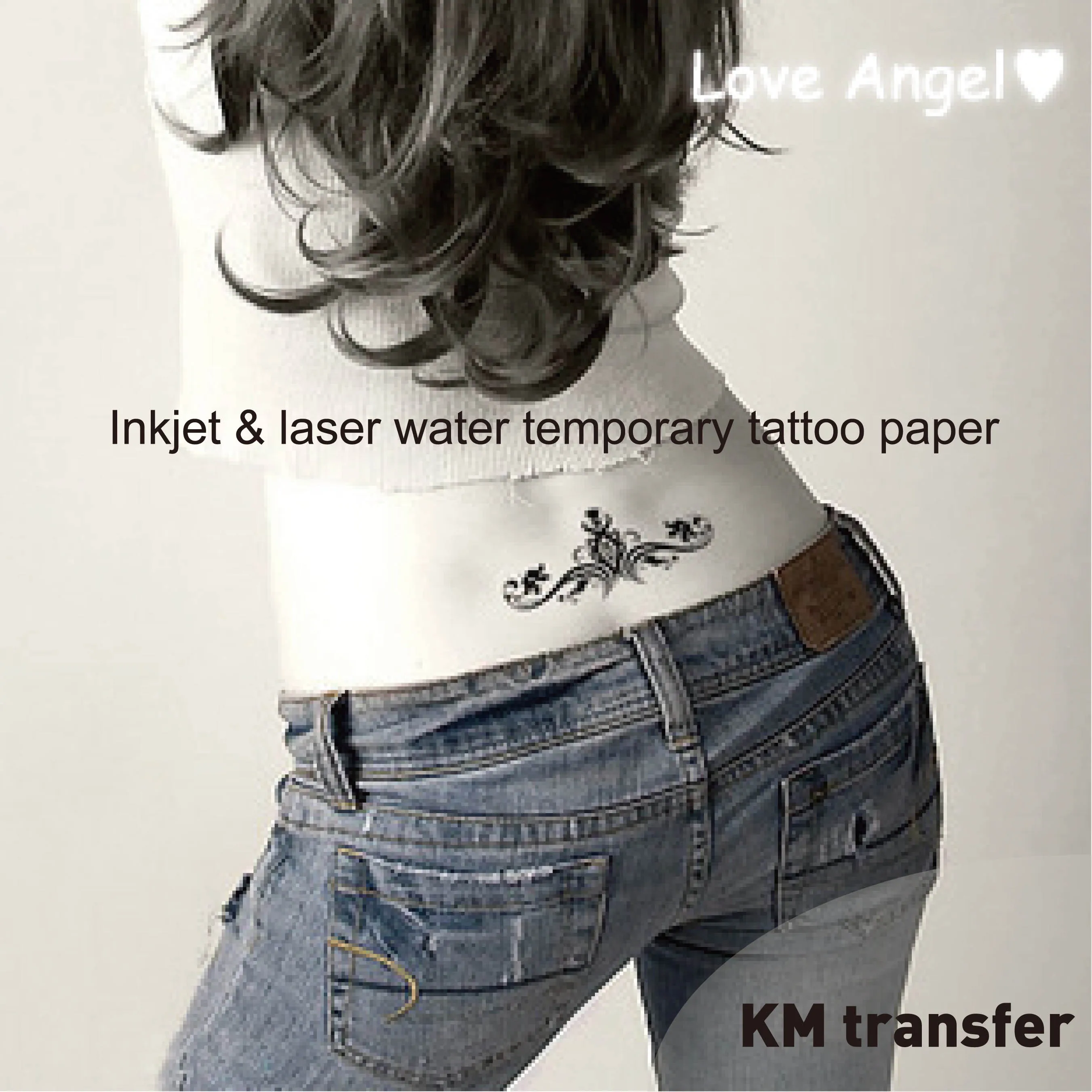 

Inkjet & Laser skin use home creative arts Water slide temporary tattoo paper a4