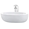 project hotel design bathroom resin solid surface bath,small round