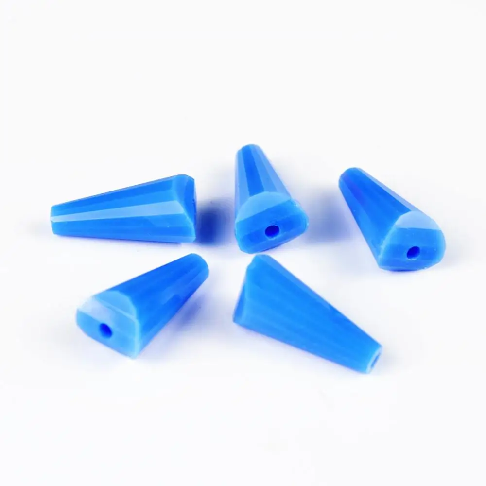 

Fashion jewelry beads wholesale small 20 strands/batch tower shaped glass beads for jewelry making