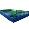 12ft giant inflatable football field snookball game/Inflatable Billiard Ball pool table