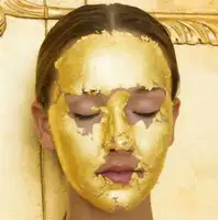 

4.33*4.33cm 24k gold facial mask anti-wrinkle and anti-aging gold mask gold face mask for skin care