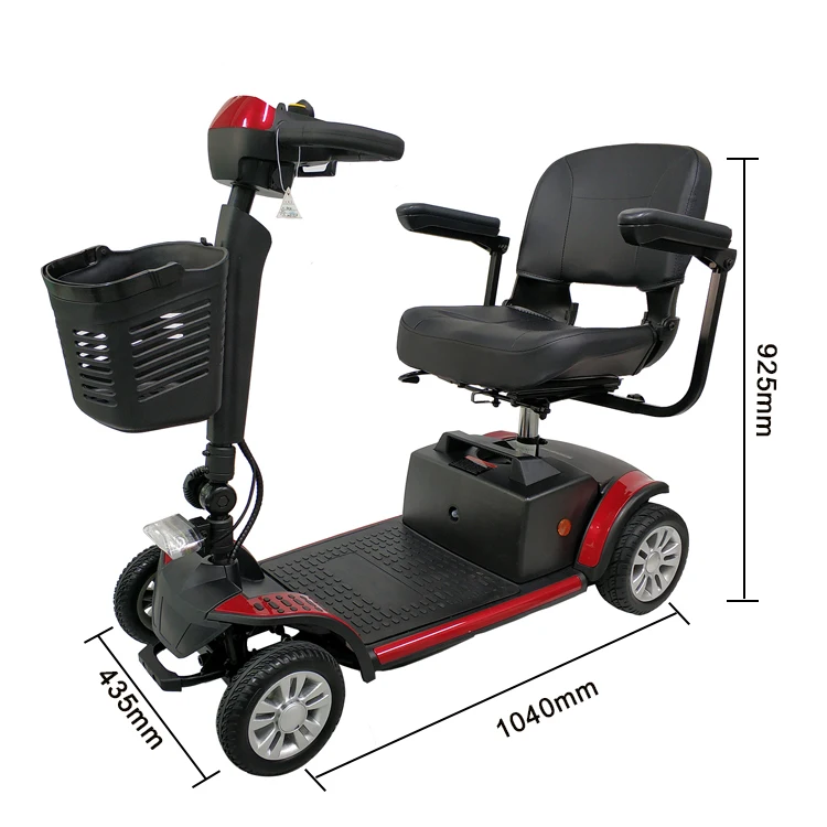 Wholesale elderly Portable 4 wheel electric mobility scooter for the disabled