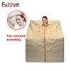 Health benefits computer control panel portable beauty spa room far infrared sauna