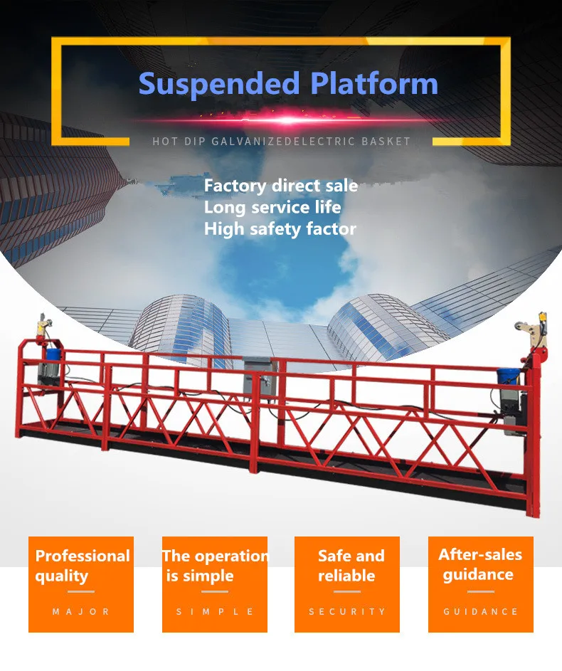 Window Cleaning Gondola For High Rise Building Facade Working Buy Zlp