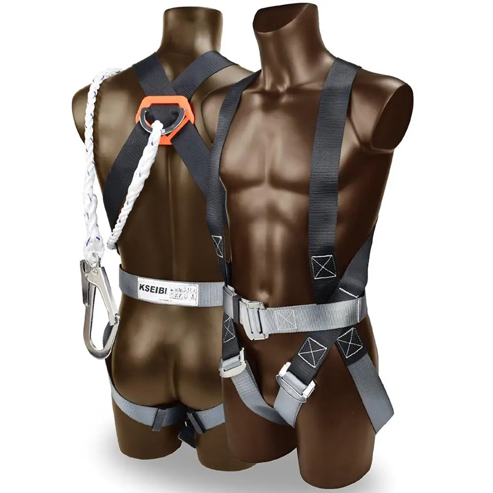 Kseibi Safety Harness Fall Arrest Full Body Roofing Kit With Large Hook