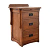 home furniture rustic cheap mission 3-drawer nightstands for sale