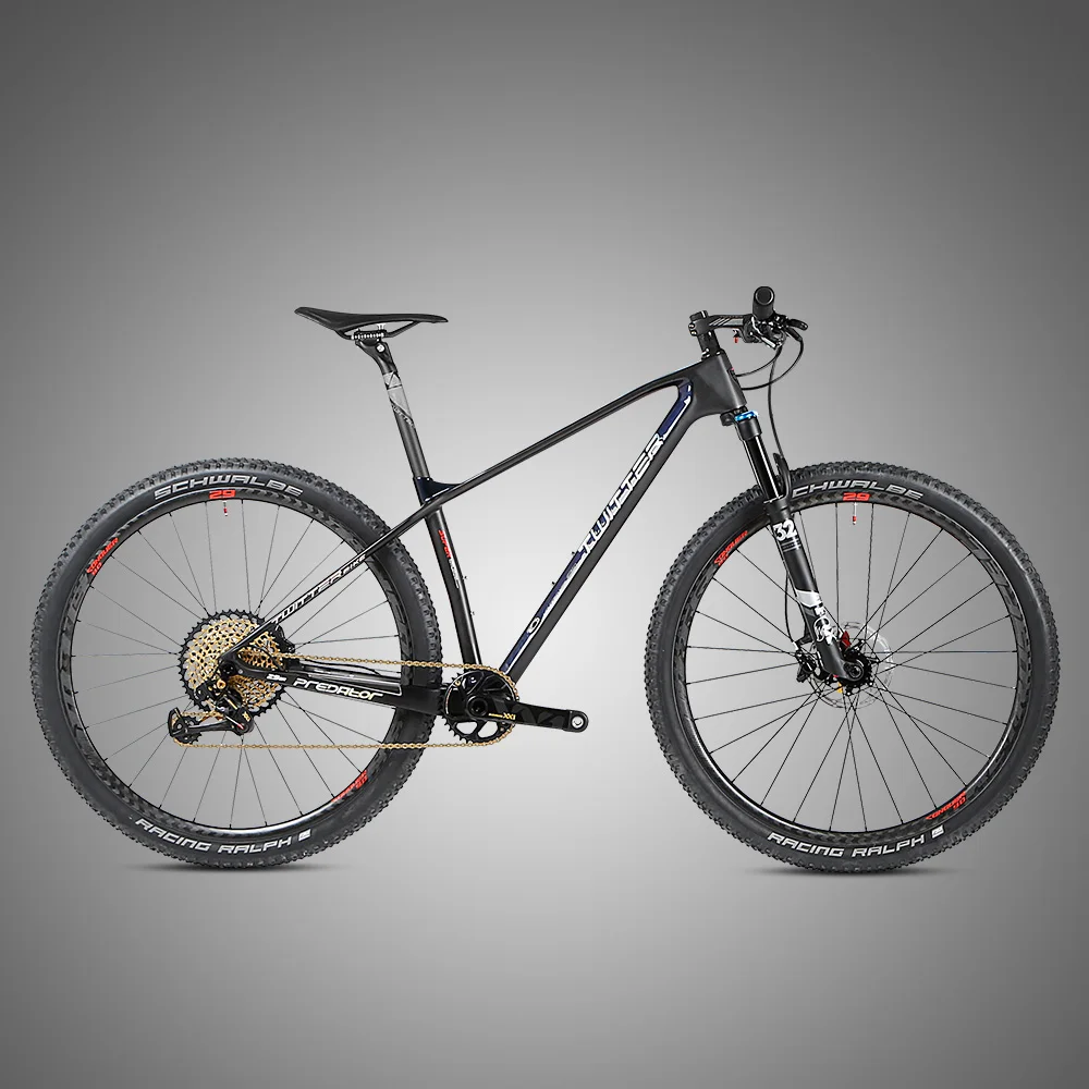 

Lightest 8.8kgs carbon fiber bicicletas mountain bike 29er, Black