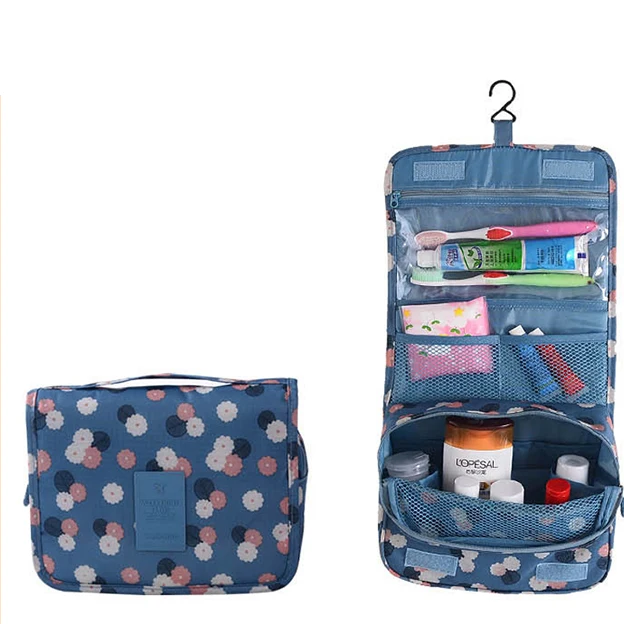 

Hot selling Polyester Make up cosmetic travel toilet wash bag