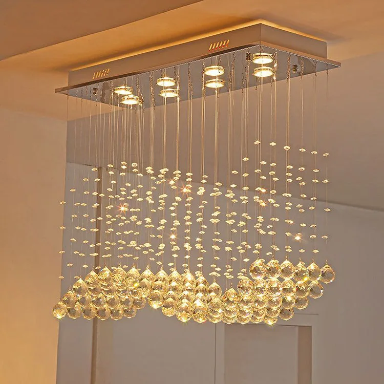 Most Popular Contemporary Modern Led Crystal Chandeliers Light Free ...