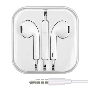 3.5mm Wired Stereo Bass Earphones Microphone iPhone