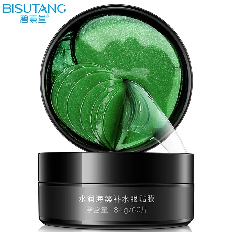 BISUTANG 60pcs Anti Wrinkle Eye Patches Crystal Collagen Under The Sleep Eye Mask for Remove Dark Circles Hydrogel Patch