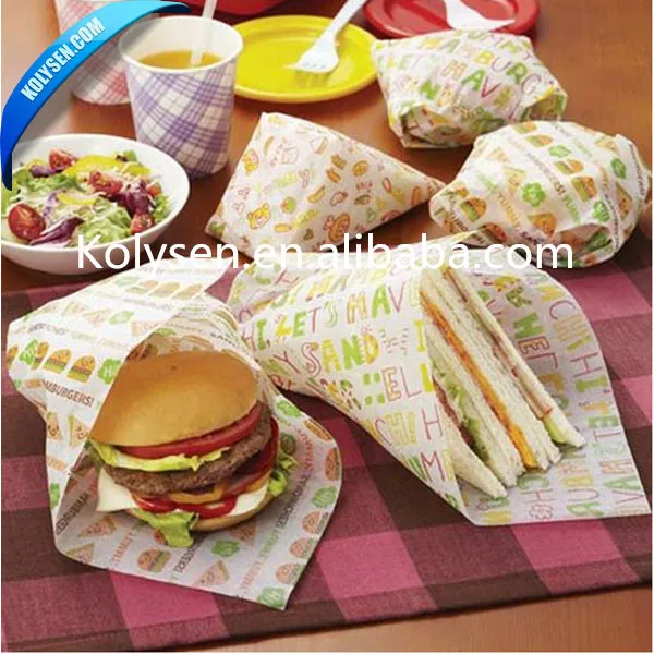 Greaseproof Sandwich Wrapping Paper Sheets