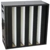 F7 Medium Efficiency Hot Melt With Glass Fiber V Bank Filters