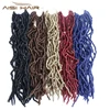 Aisi Hair Crochet Braids 18'' Most Natural Faux Locs Crochet Braid Premium Fiber Synthetic Hair African Roots Hair Extensions