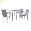 Professional Supplier outdoor dining table and chairs set wicker cube dining set banquet dining set