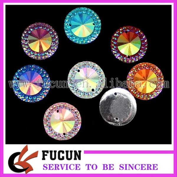 13mm 18mm various color round babysbreath resin stone .jpg