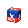 rectangular spice condiment packing tin can box