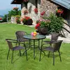 Handmade european style modern outdoor coffee table chair conference table chair set outside furniture classics rattan wicker